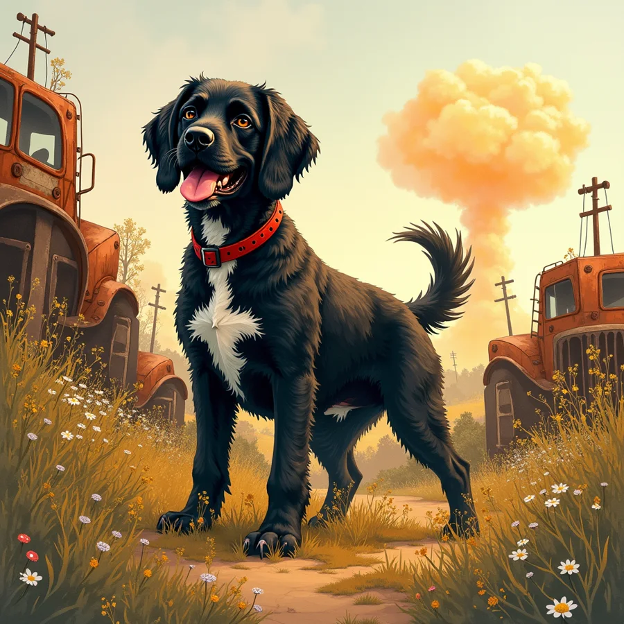 your dog, repainted in the selected world's art style