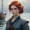 Brisa Lune, ferry-girl — her real in-game portrait